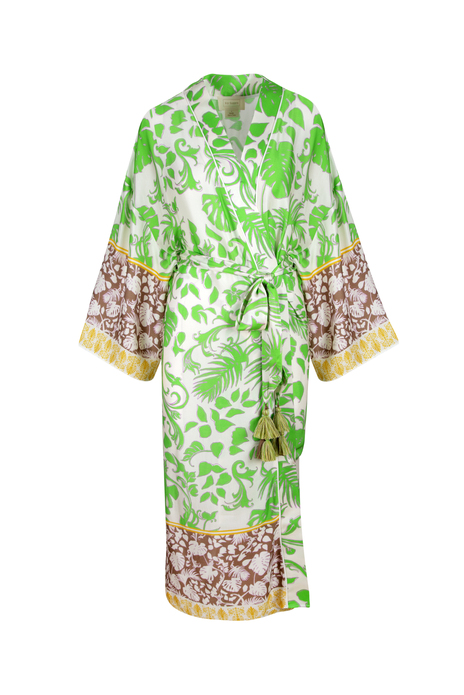 Long Kimono Green