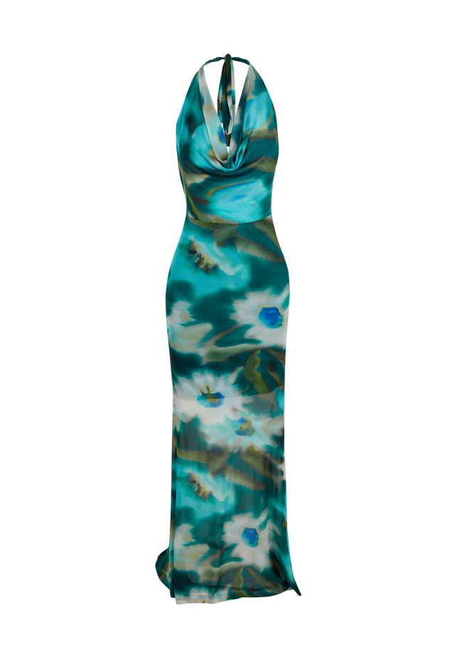 Cowl Neck Maxi Dress