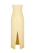 Strapless Dress Yellow