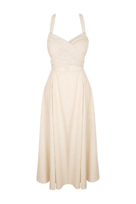 Midi Cream Dress