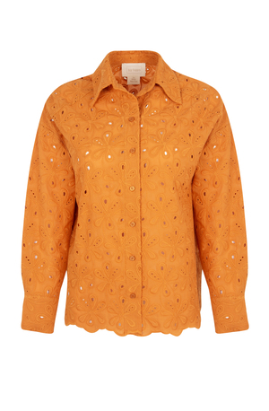 Long Sleeve Loose Fit Orange