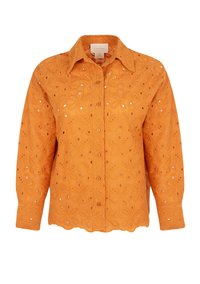 Long Sleeve Loose Fit Orange