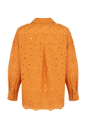 Long Sleeve Loose Fit Orange