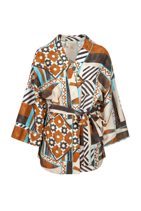 Short Kimono Brown